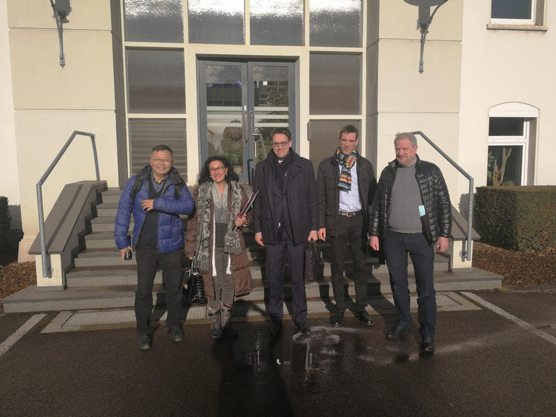 法鋼領導同迪林根領導合影